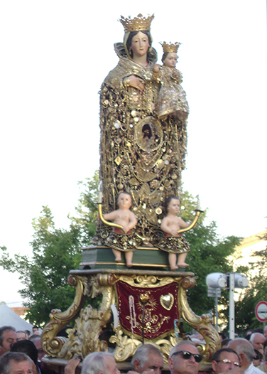Statue-Procession in Pietrelcina