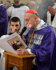 Cardinal Comastri in Pietrelcina