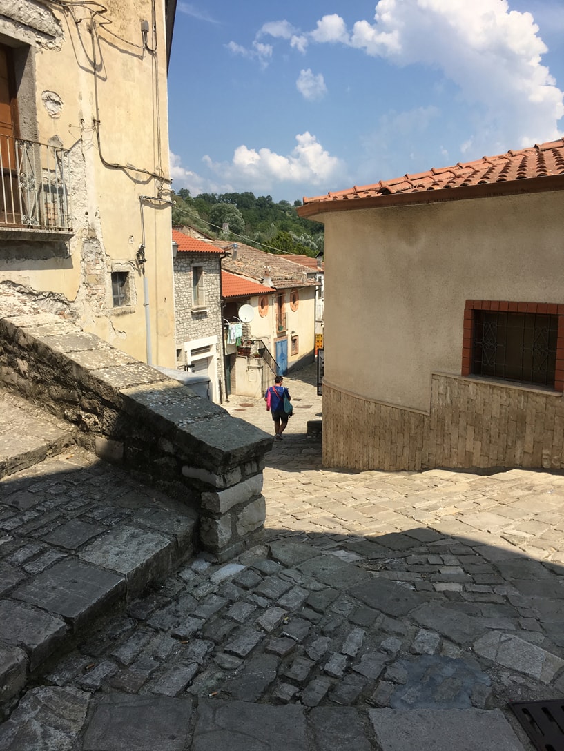 View from the Castello to the Rosary Walk