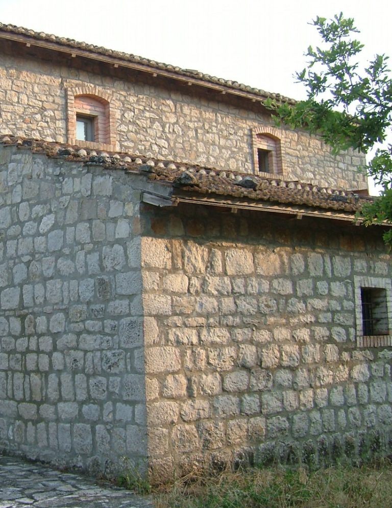 Stone farmhouse on Rosary Walk