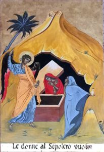 The empty Tomb Resurrection Icon